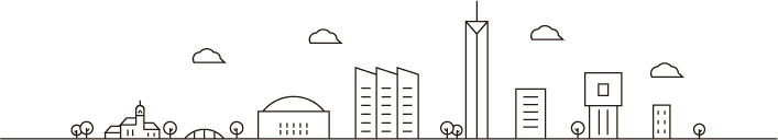 まち並みの挿絵